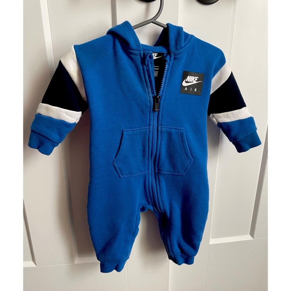 Blue Nike Baby Jumpsuit